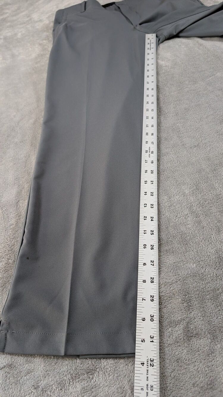 Nike Dri Fit Flex Golf Pants Mens 36x32 Gray Stretch Performance Casual - Picture 11 of 13